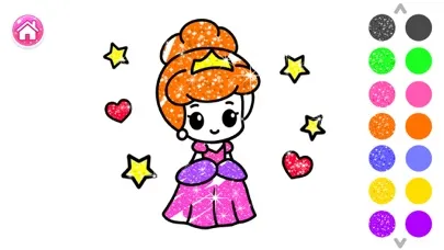 Glitter Coloring Book: Paint Screenshots